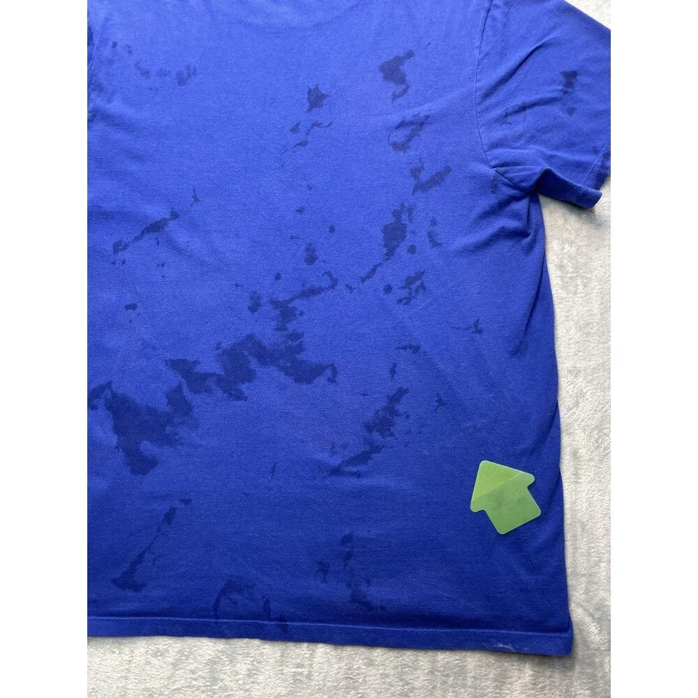 Nike Graphic T-Shirt Blue Palm Basketball T-Shirt Size Large